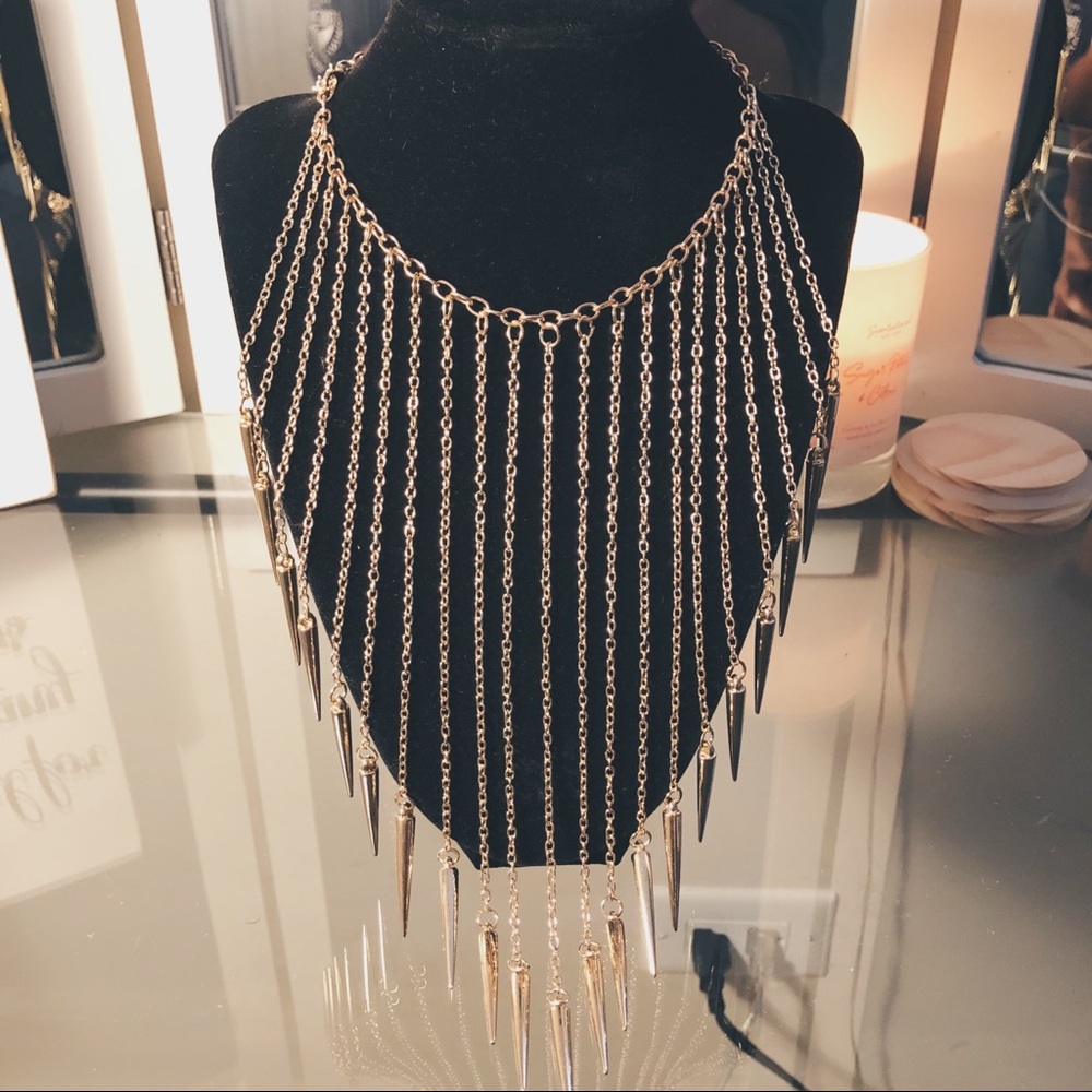 Spike Dangle Necklace